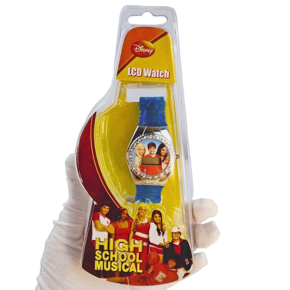 Disney High School Musical LCD Digital Watch Silver
